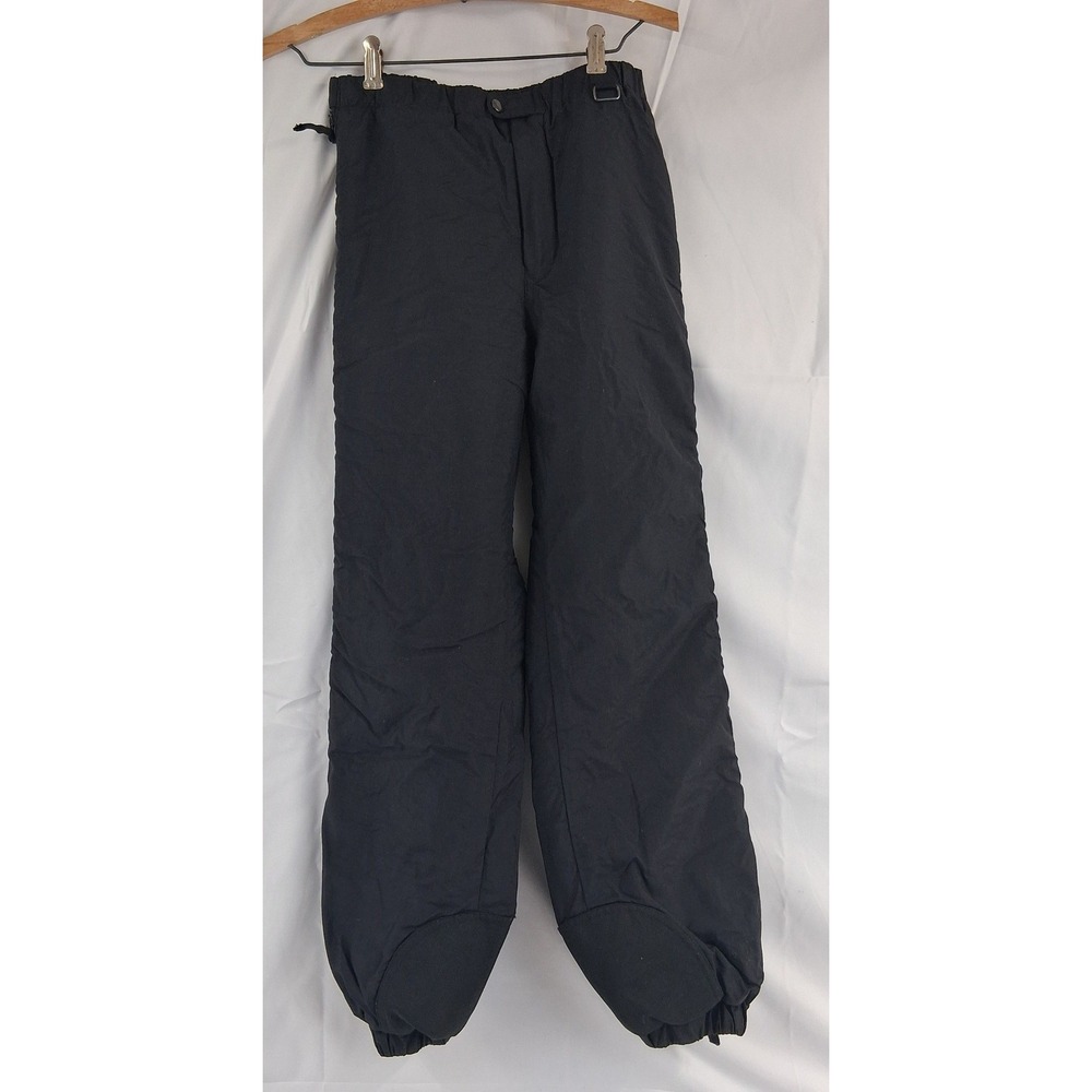 Obermeyer VINTAGE Kids Black‎ Ski Snow Pants Size 14 Insulated Used